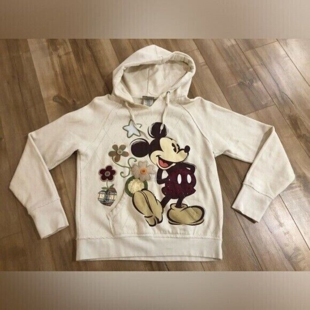 Disney  Mickey Mouse Hoodie Women’s Sz S (0016)